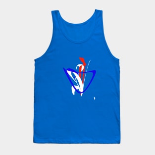 the heart of blue and its strength Tank Top